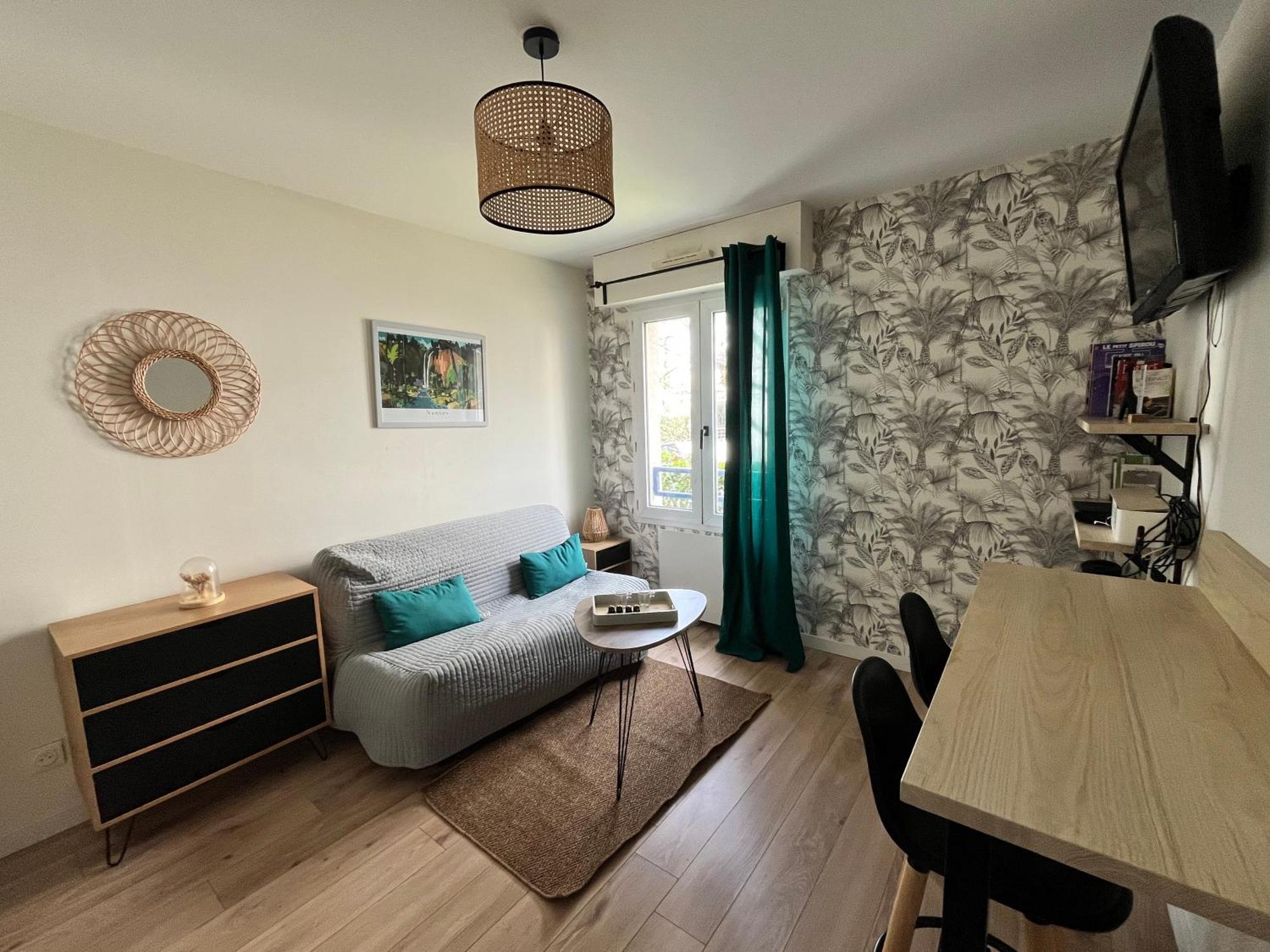 Agreable Studio Calme - Proche Tramway Et Centre Nantes Bagian luar foto